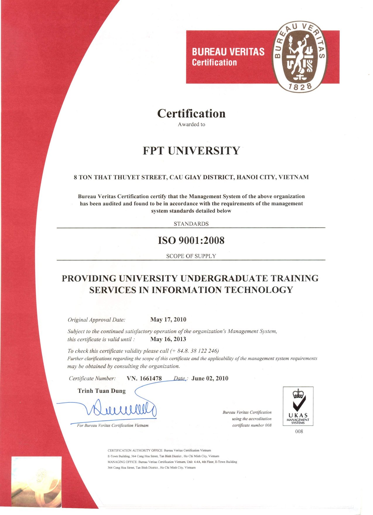 ISO 9001.2008_FPTU_2010