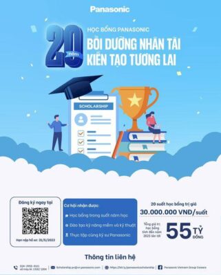 Chuong trinh hoc bong bac dai hoc panasonic nam 2023