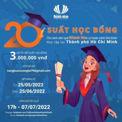 Hoc bong nang buoc tuong lai 2022 danh cho sinh vien que khanh hoa