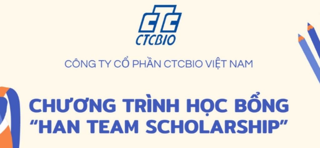 Han team scholarship hoc bong den tu ctcbio vietnam