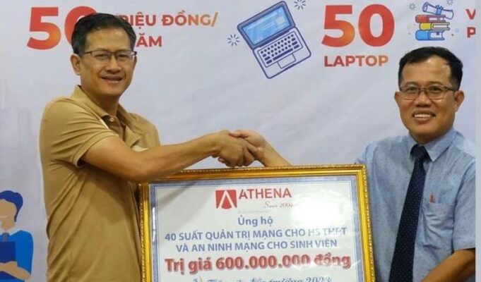 Hoc bong toan phan dao tao quan tri mang va an ninh mang athena back to school 2024