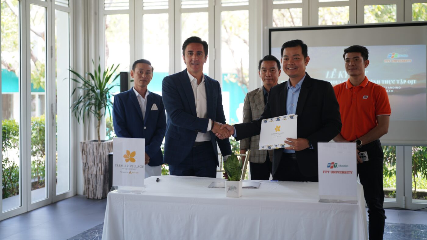 Truong dai hoc fpt ky ket hop tac voi pullman premier village phu quoc