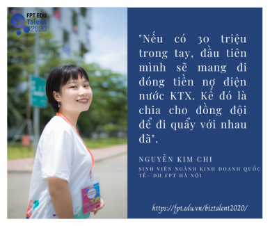 Nếu có 30 triệu trong tay đầu tiên mình sẽ mang đi đóng tiền nợ điện nước KTX. 1 1