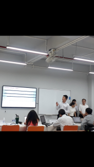 Sinh viên ngành Quản trị kinh doanhn rạng rỡ trong ngày bảo vệ khóa luận tốt nghiệp 3