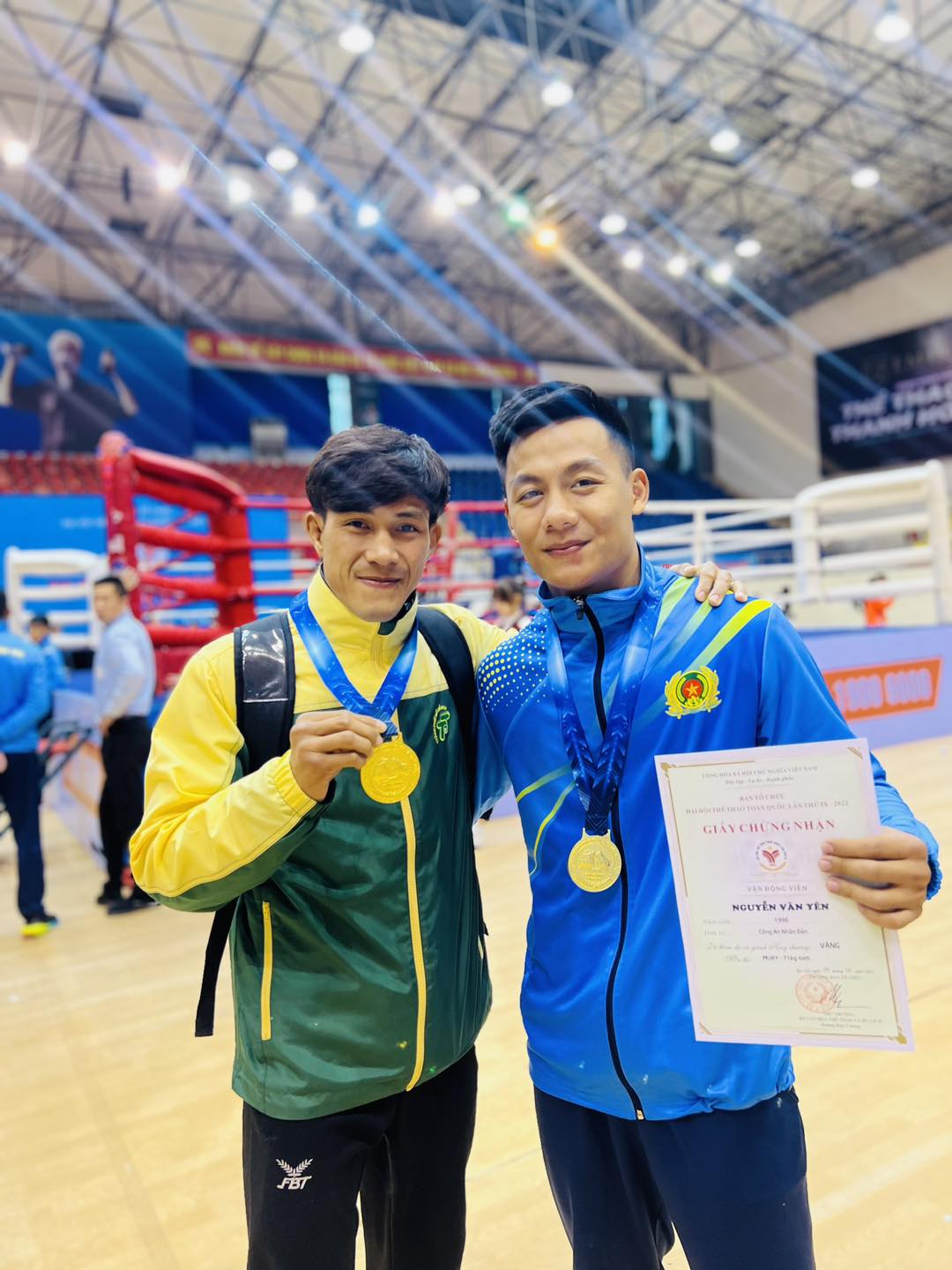 Giang vien Vovinam DHFPT dat huy chuong vang dai Hoi the thao toan quoc 2022 5