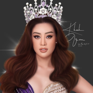 nam sinh DHFPT ve chan dung nguoi noi tieng Khanh Van