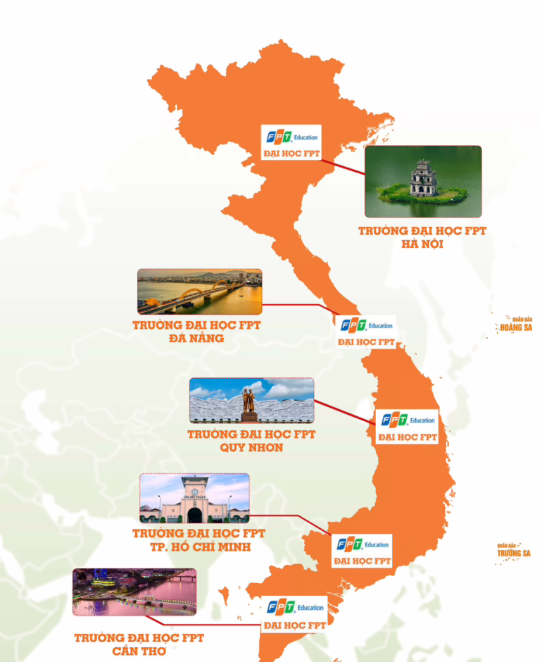 dai hoc fpt co campus tai 3 mien voi 5 co so o 5 thanh pho lon