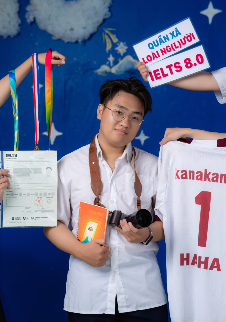 Tạ Anh Đức là một học sinh nổi bật của trường THPT Chuyên Bảo Lộc.