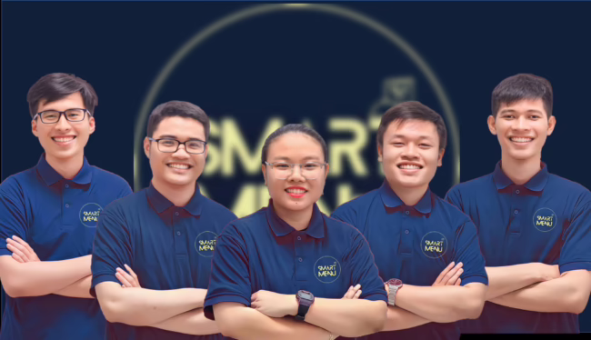 Các thành viên dự án SmartMenu.