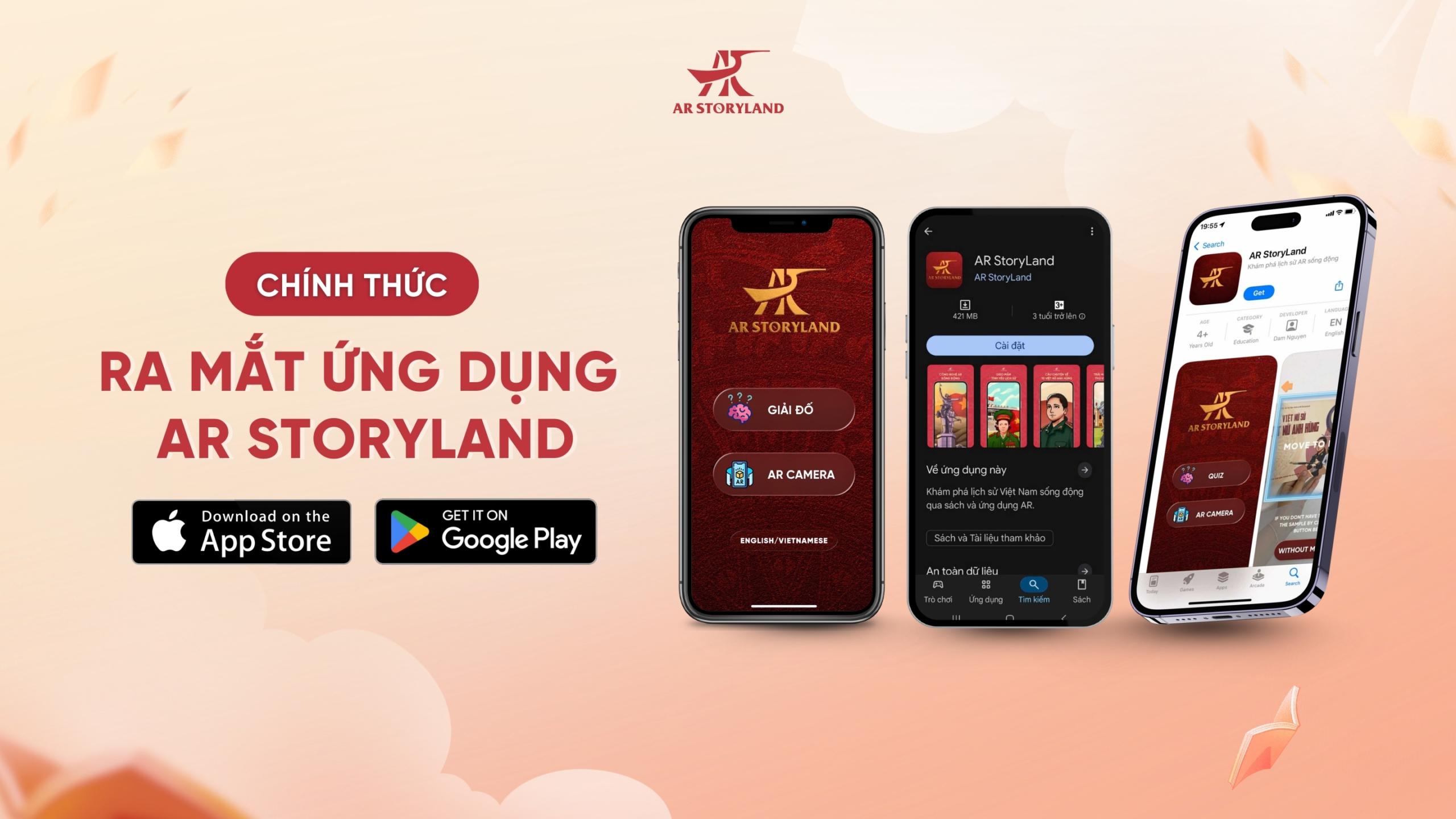Ứng dụng AR StoryLand chính thức có mặt trên Apple Store và Google Play