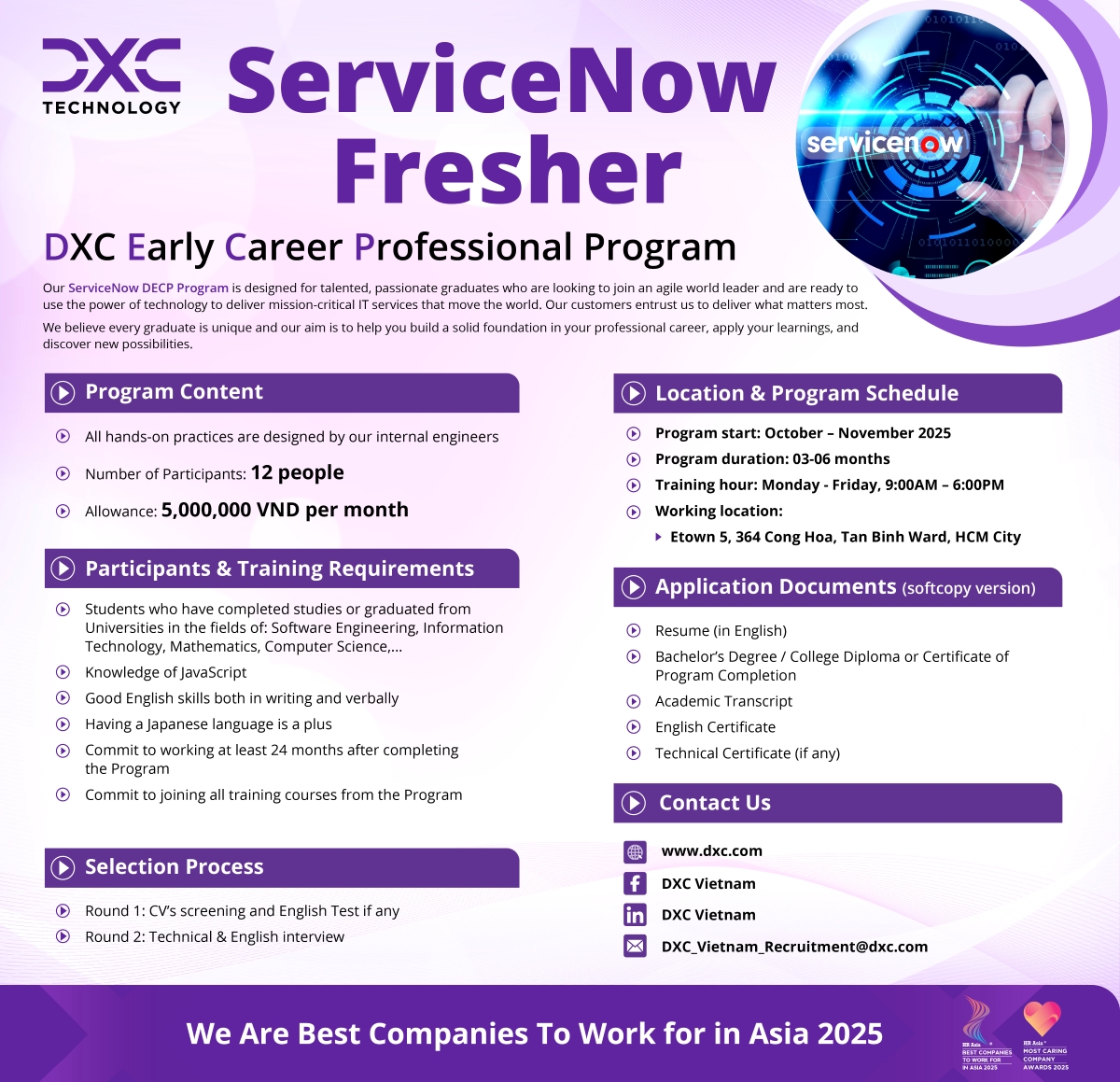 Servicenow decp posters october – november 2025