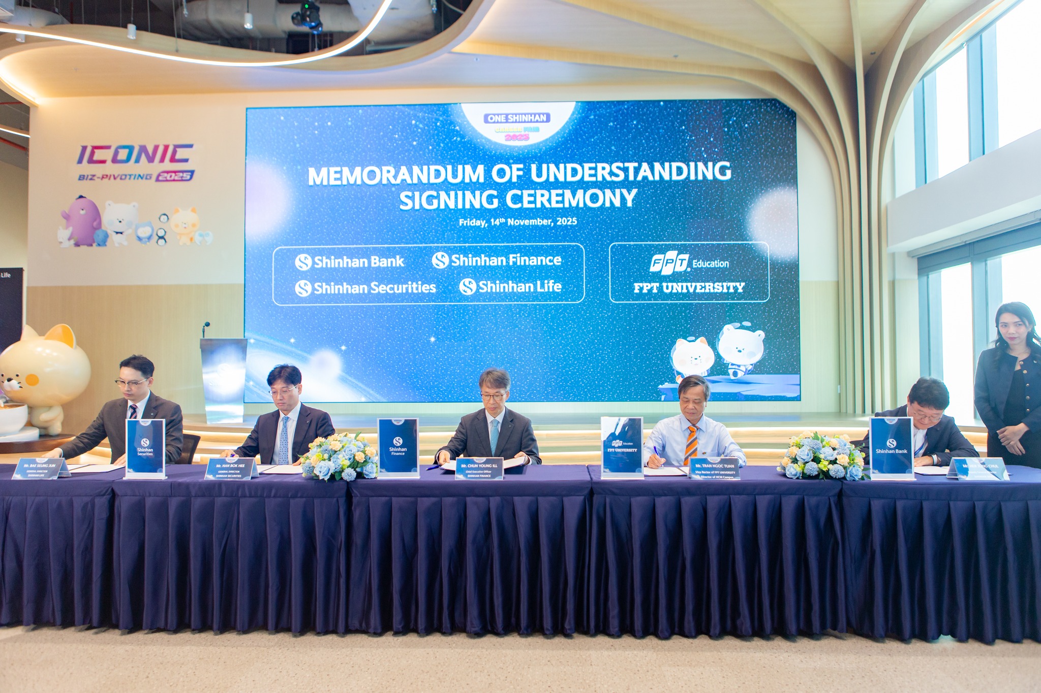 Trường Đại học FPT ký kết hợp tác chiến lược với các công ty thuộc hệ sinh thái Tài chính Shinhan tại Việt Nam