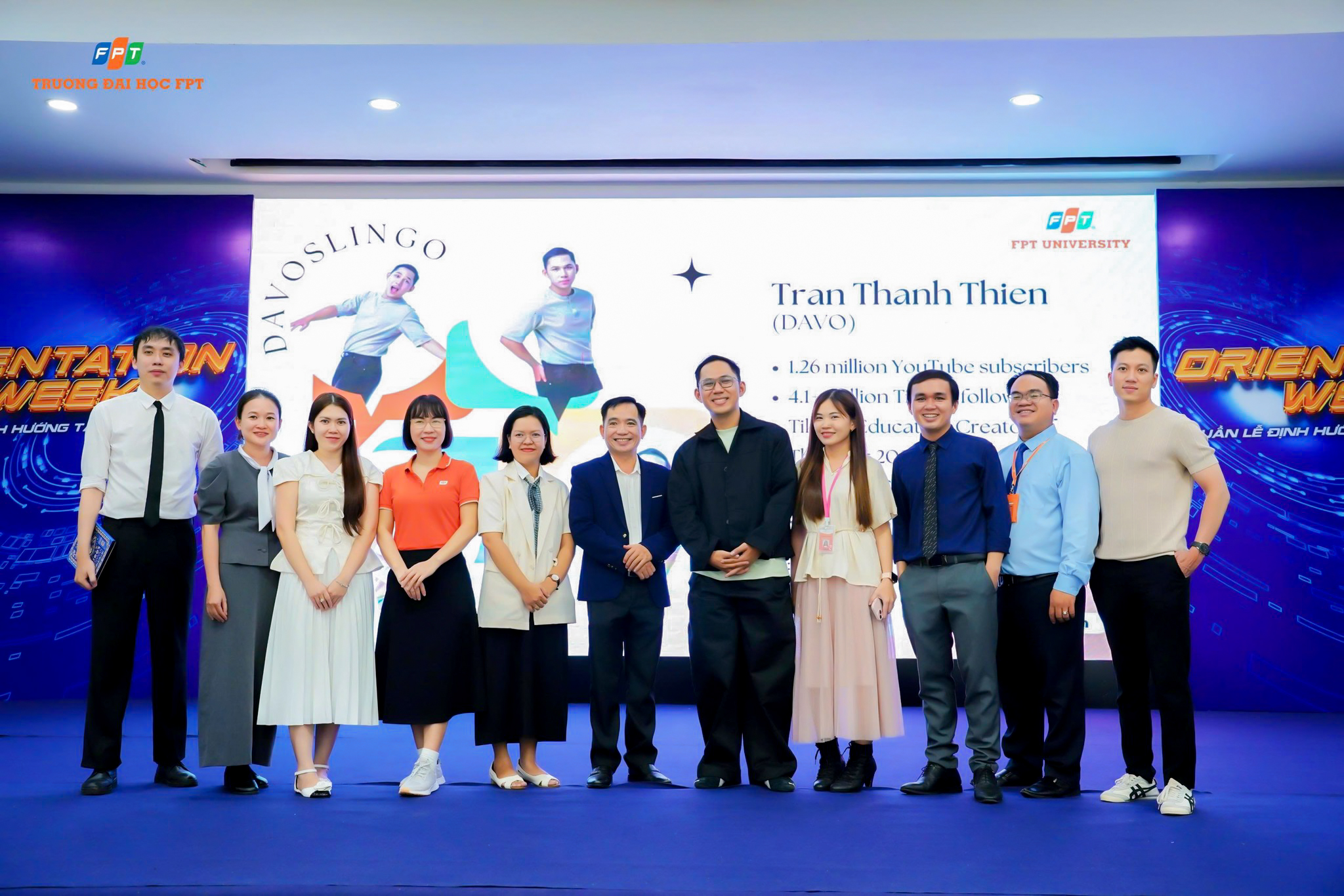 Group photo at an event.