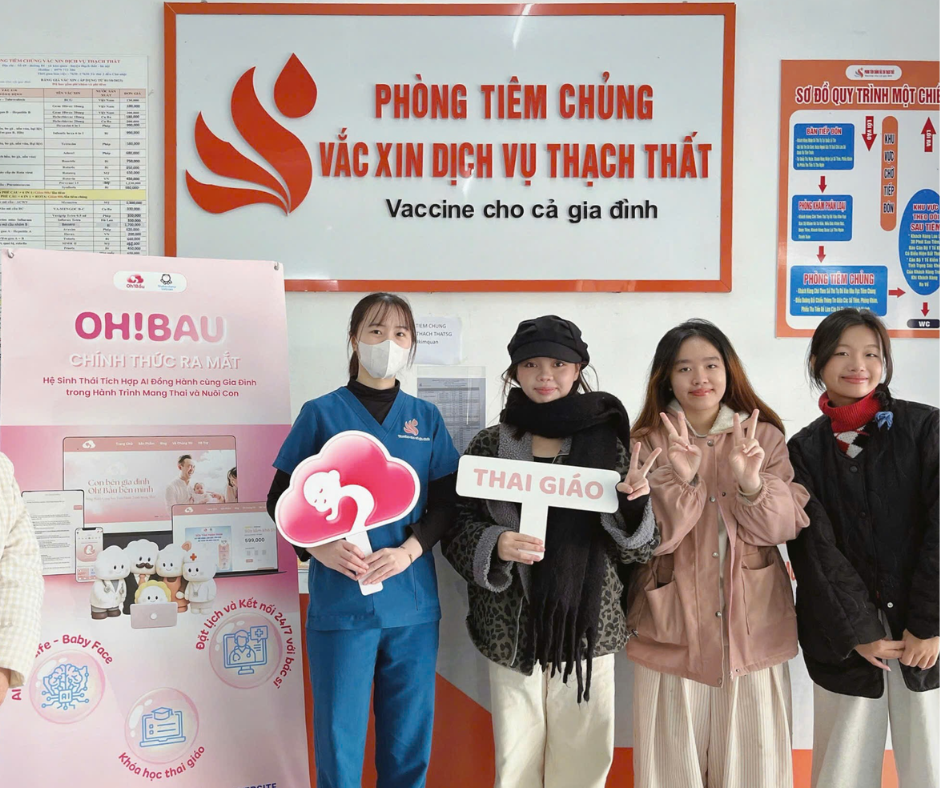 Các quầy trải nghiệm, giới thiệu thông tin dự án được đặt tại các bệnh viện, phòng khám