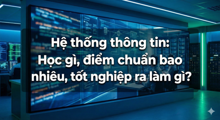 Chuyen nganh He thong thong tin Hoc gi diem chuan bao nhieu tot nghiep ra lam gi