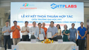 Trường Đại học FPT ký kết hợp tác với Trung tâm Nghiên cứu Triển khai Khu Công nghệ cao, thúc đẩy đào tạo và nghiên cứu vi mạch bán dẫn