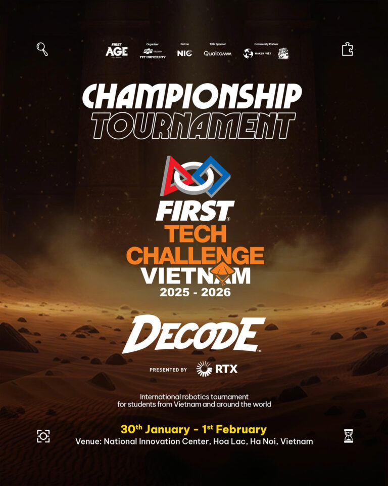 Trường Đại học FPT tổ chức FIRST Tech Challenge Vietnam 2025 – 2026: Decode quy tụ 40 đội từ các quốc gia châu Á