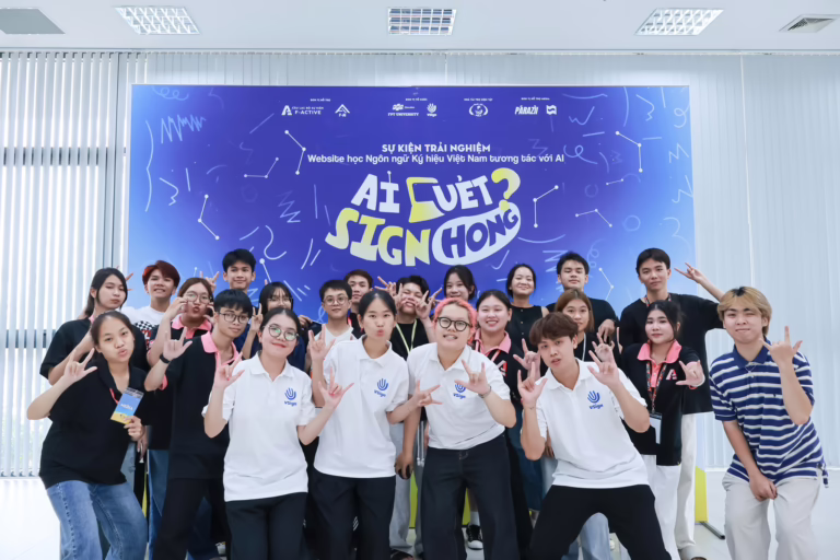 Sinh viên Đại học FPT phát triển nền tảng AI học ngôn ngữ ký hiệu