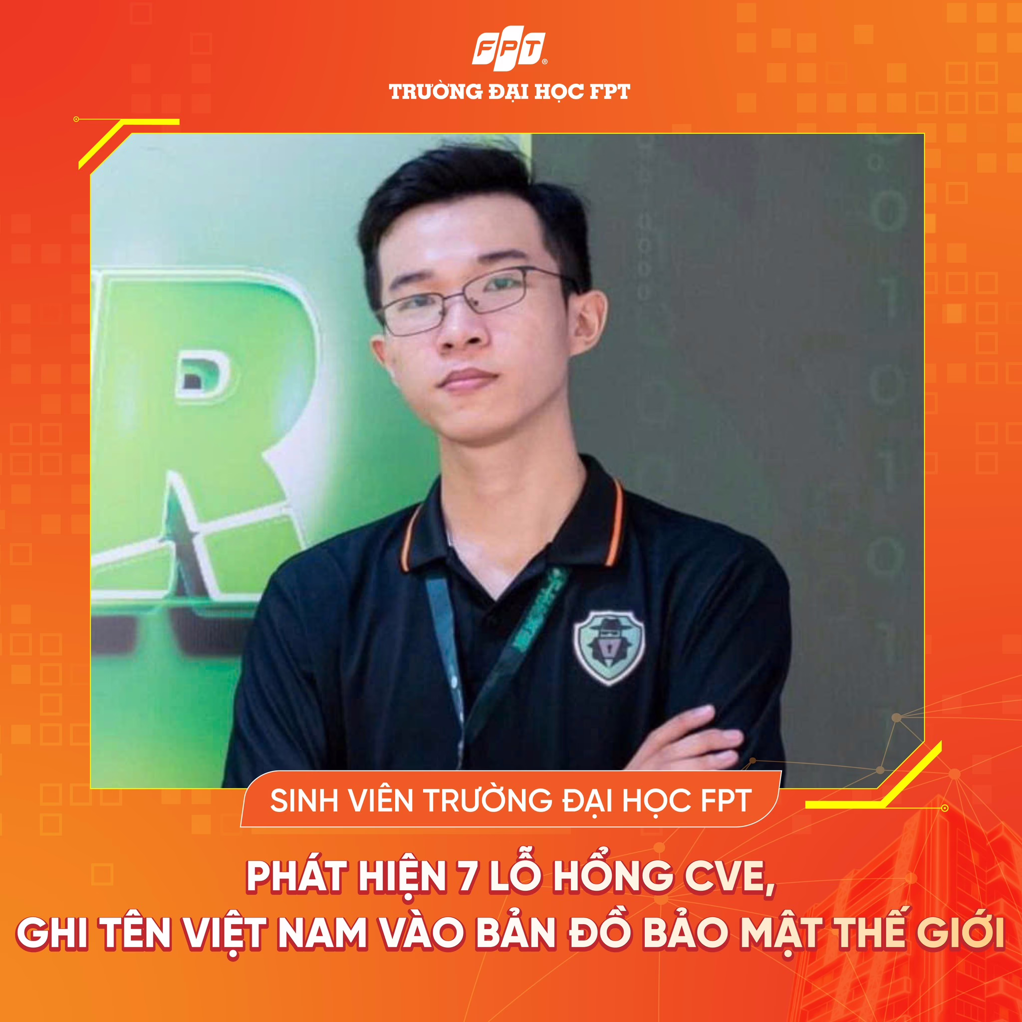 Sinh viên Trường Đại học FPT phát hiện 7 lỗ hổng bảo mật CVE, ghi dấu ấn trên bản đồ an ninh mạng thế giới 1 lo hong bao mat CVE