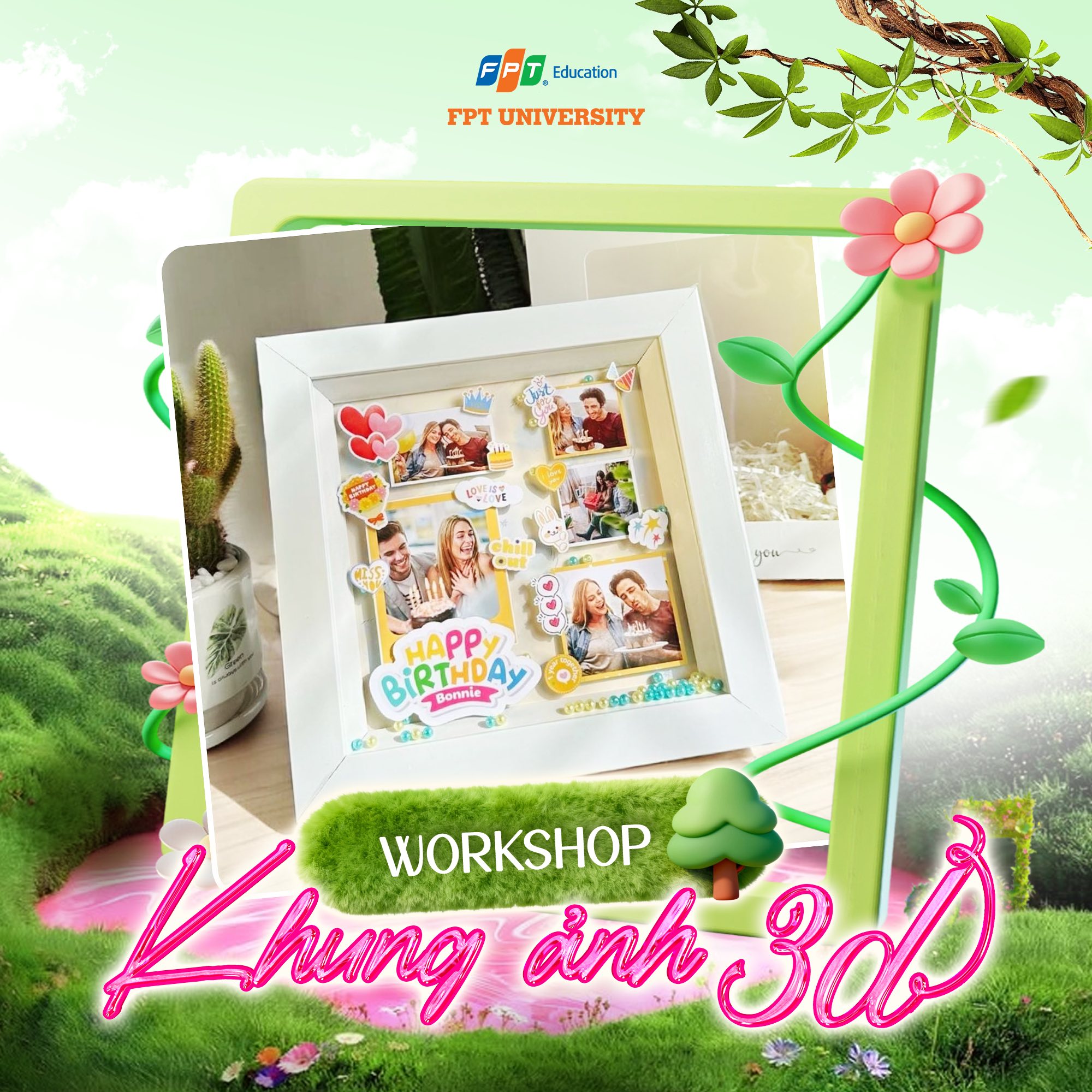 Các workshop làm đồ thủ công sẽ là điểm nhấn thú vị trong chuỗi hoạt động chào đón ngày Quốc tế phụ nữ tại Trường Đại học FPT cơ sở Đà Nẵng.