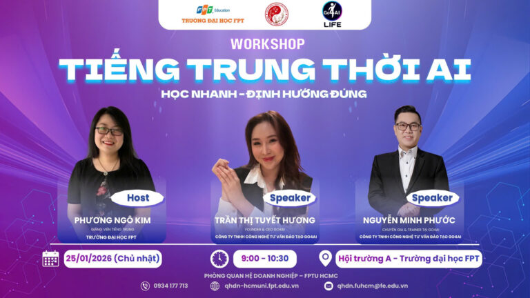 WORKSHOP: TIẾNG TRUNG THỜI AI: HỌC NHANH – ĐỊNH HƯỚNG ĐÚNG 🚀