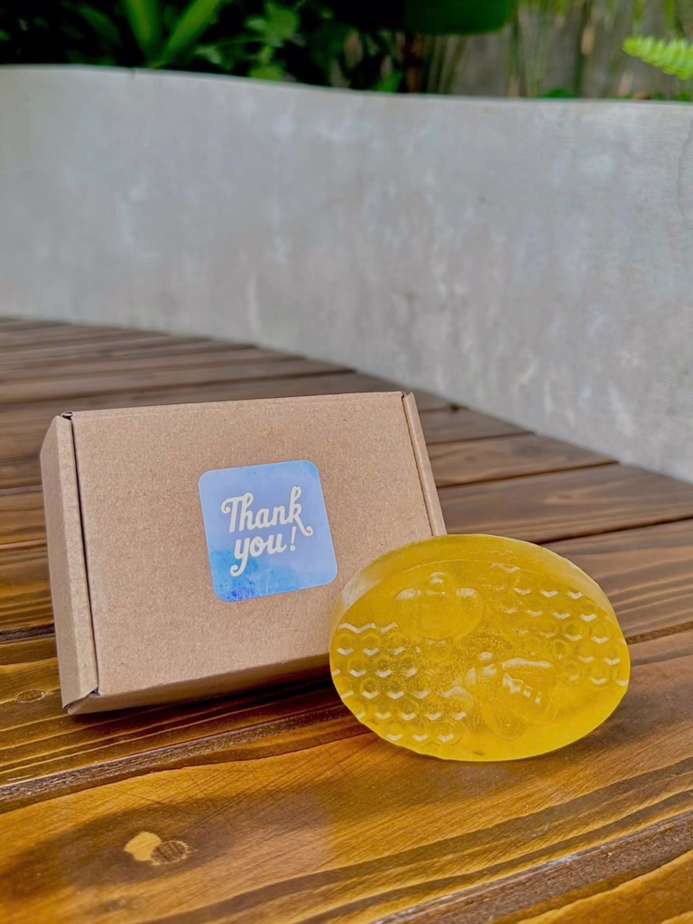 Thành phẩm xà phòng hữu cơ của dự án ReFruit Soap.
