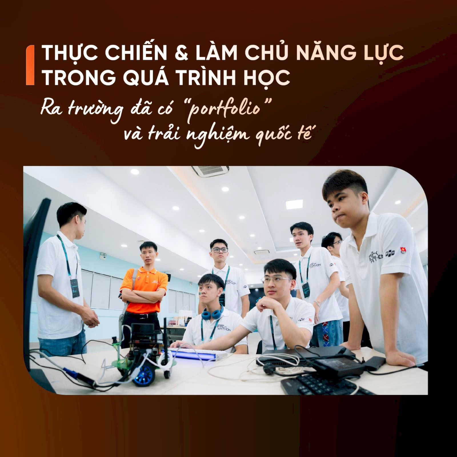 Thực chiến trong quá trình học giúp sinh viên dễ dàng đạt mức lương khủng khi ra trường - - Nguồn: FPTU
