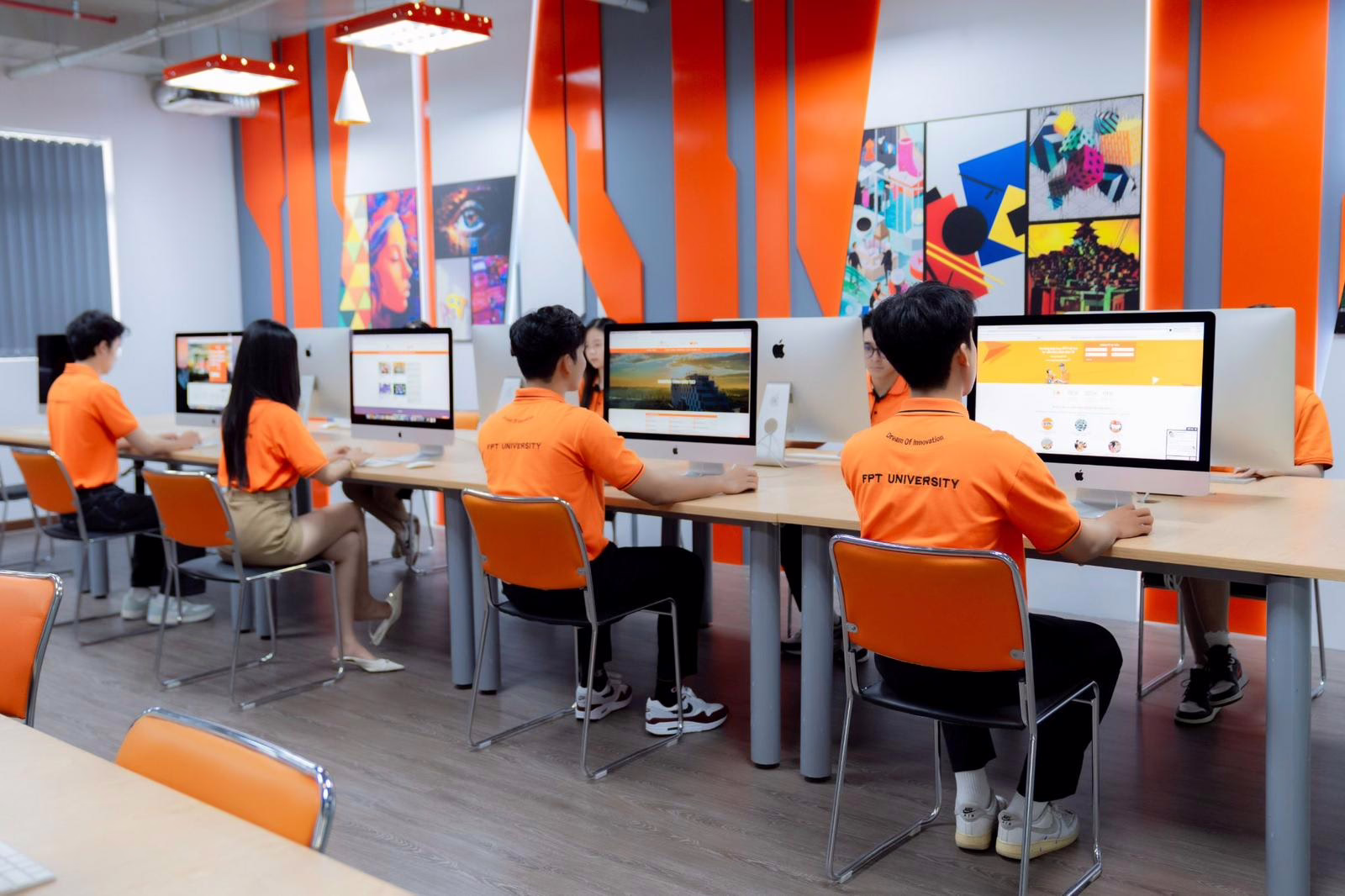 Cơ sở vật chất hiện đại mang đến môi trường học chất lượng cho sinh viên trường Đại học FPT Campus Cần Thơ