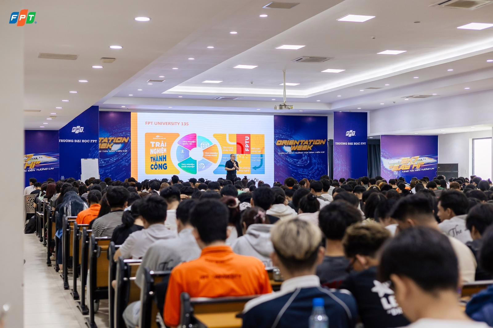 Tân sinh viên trường đại học FPT Cần Thơ tại tuần lễ định hướng (Orientation Week)