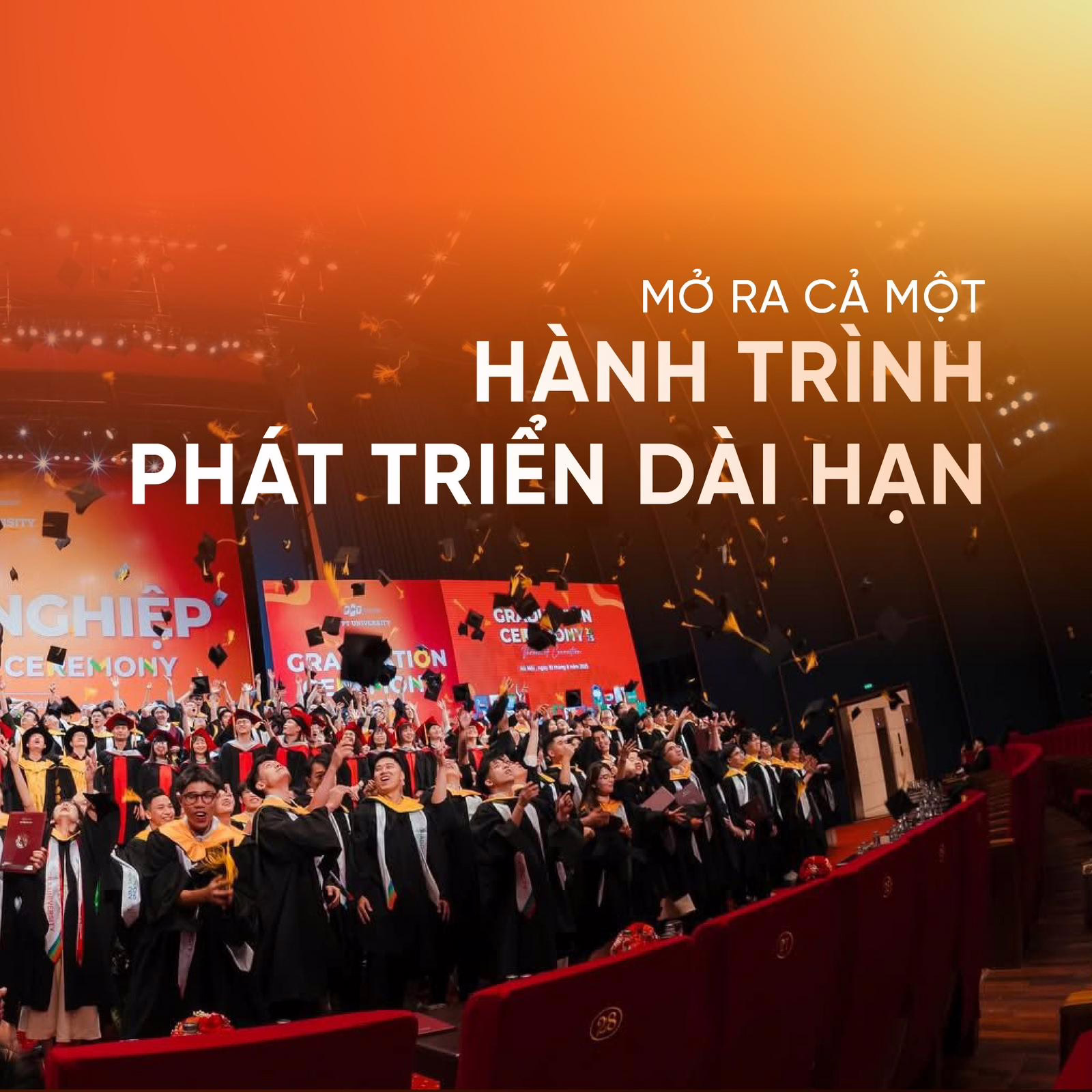 Trường Đại học FPT mở ra chương trình phát triển dài hạn cho sinh viên khi theo học - Nguồn: FPTU