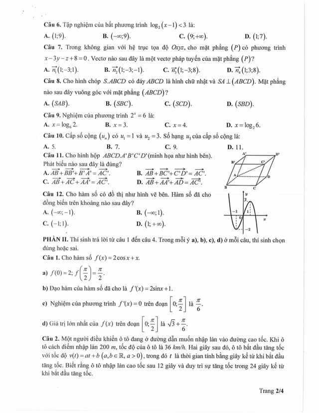 cac dang toan thi thpt quoc gia 2 2