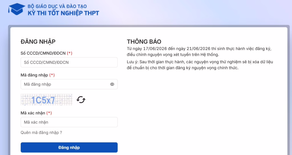 tra cứu trúng tuyển đại học