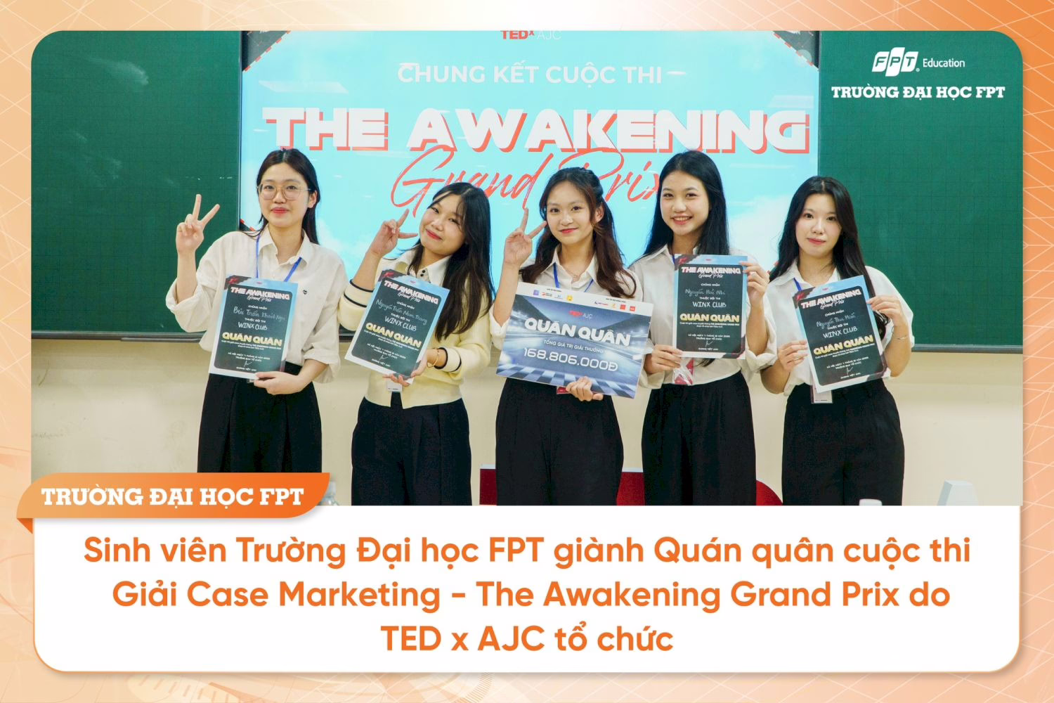 Năng lực và sự tự tin của sinh viên FPT luôn được khẳng định trên những sân chơi chuyên môn uy tín - Nguồn: FPTU