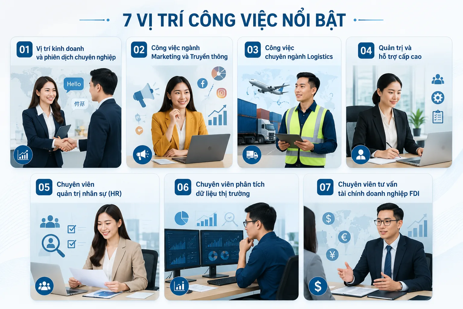 cong viec tieng trung thuong mai