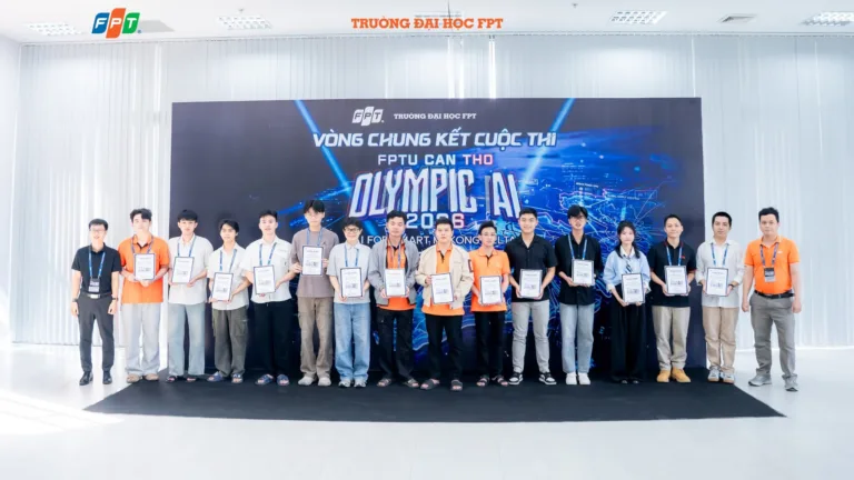 Sinh viên Trường Đại học FPT xuất sắc chinh phục ngôi vị quán quân cuộc thi Olympic AI 2026