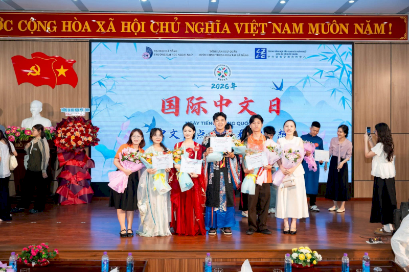 Sinh viên Trường Đại học FPT năng động tham gia các cuộc thi tiếng Trung - Nguồn: FPTU