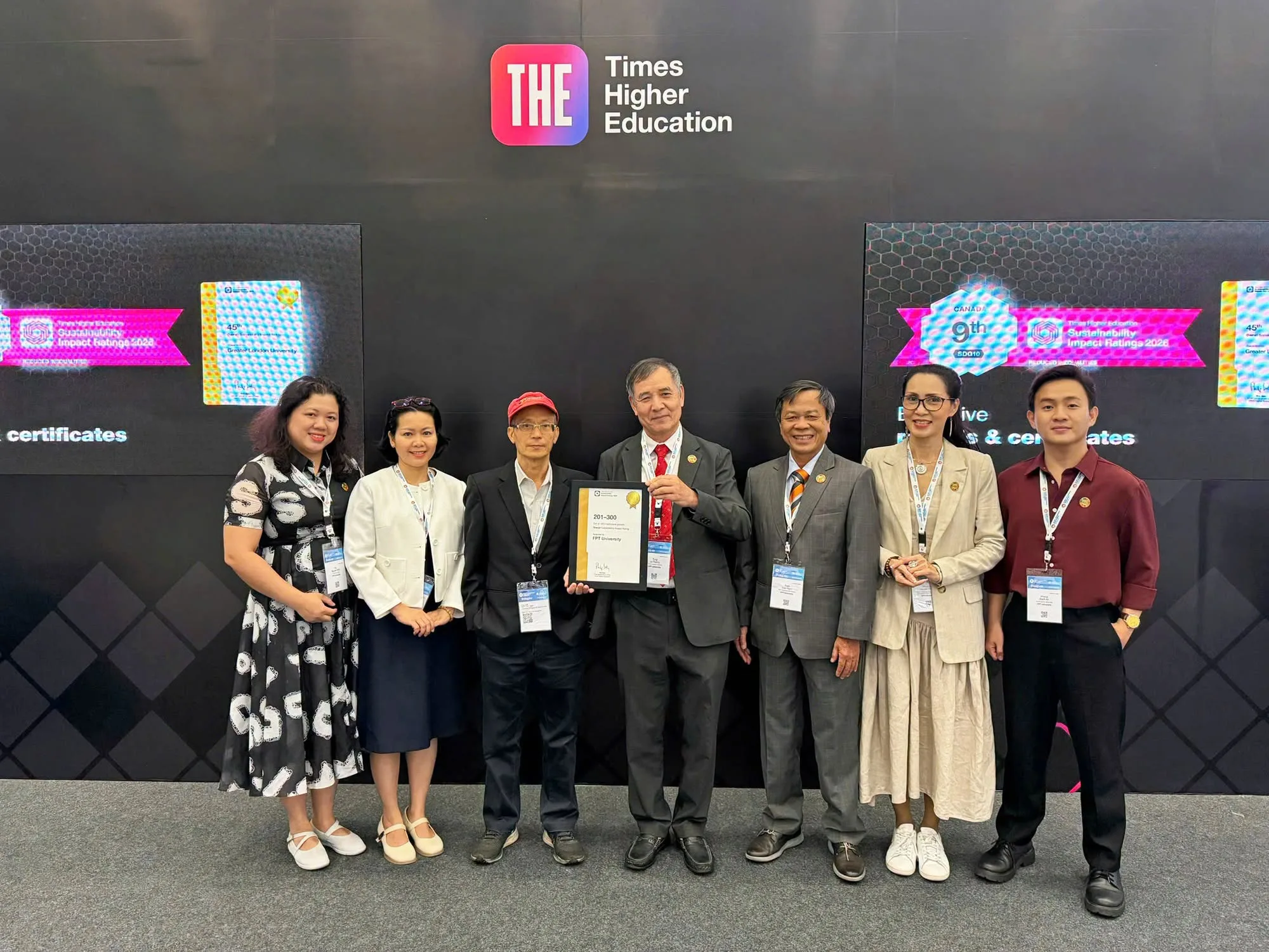 Trường Đại học FPT vào top 300 đại học Phát triển bền vững hàng đầu thế giới, TOP 100 toàn cầu về Giáo dục chất lượng