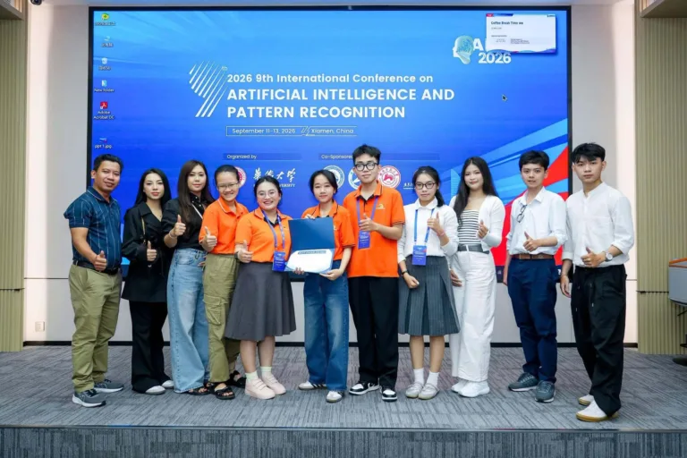 Sinh viên Trường Đại học FPT ghi dấu ấn tại hội thảo quốc tế AIPR 2026 với 01 giải Best Paper và 02 giải Best Presentation