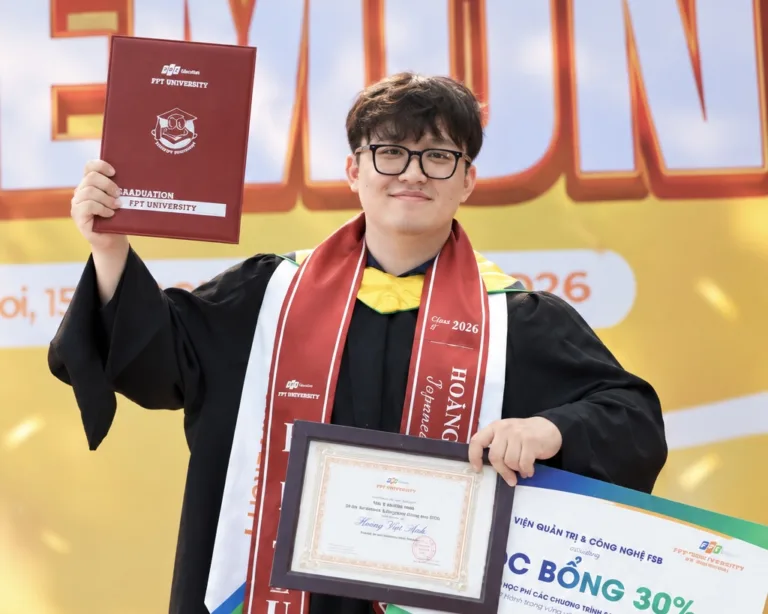 “Soi” bảng thành tích khủng của dàn thủ khoa tốt nghiệp FPTU cơ sở Hà Nội năm 2026