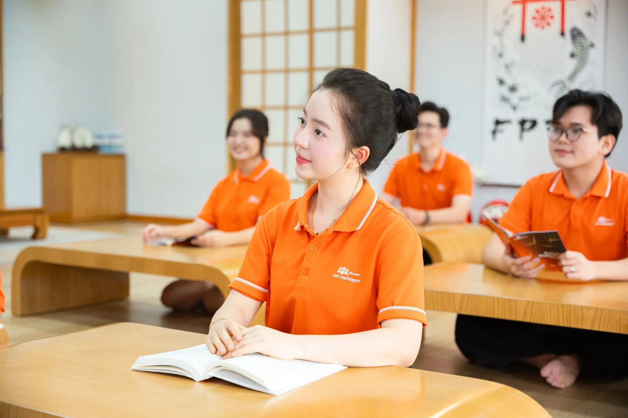 Không gian lớp học ngoại ngữ tại Trường Đại học FPT