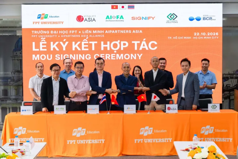 FPTU hợp tác cùng Liên minh AIPartners Asia: Đưa “bài toán” thực tế của doanh nghiệp vào chương trình đào tạo và nghiên cứu AI